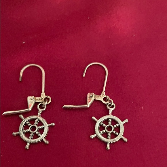 Artisan Jewelry - Artisan Silver Nautical Earrings
